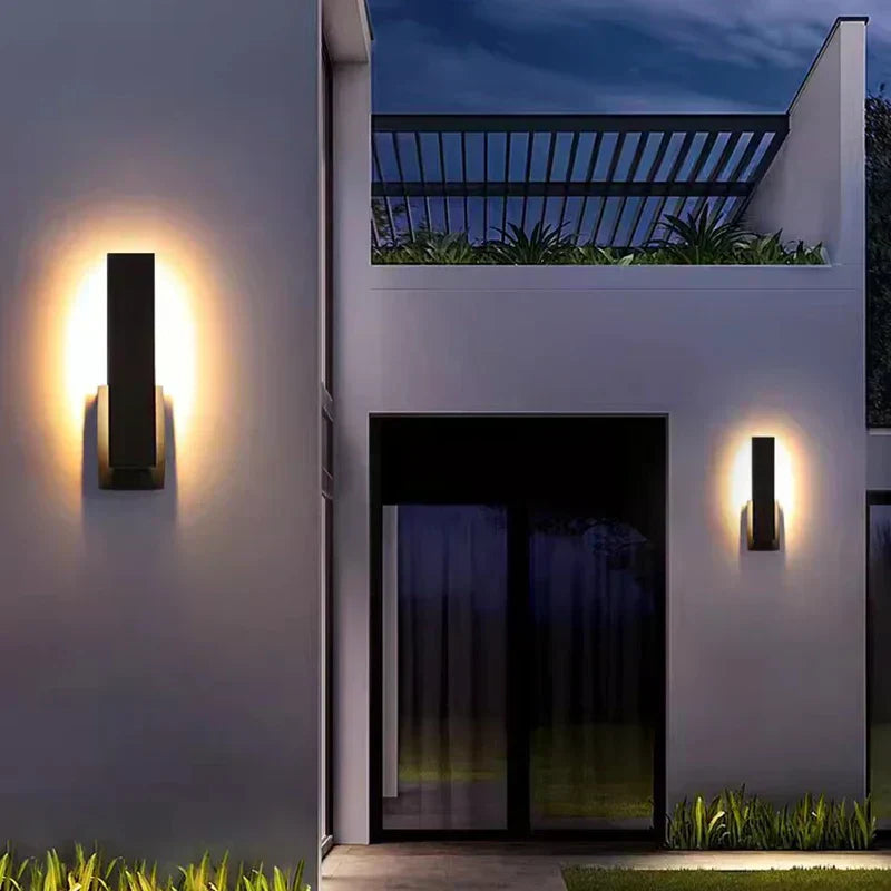 Outdoor Wall Lamp Modern | Weatherproof Exterior Wall Lights | Slim Design Lantern | Energy Efficient Fixture | Durable Outdoor Wall Lights - Zardee-4