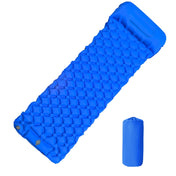 Outdoor Camping Inflatable Mattress Sleeping Pad With Pillows Ultralight Air Mat Built In Inflator Pump Hiking 8