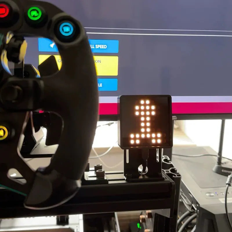 PC Simracing Game Dashboard Flag Signal Light Gear Display For Logtiech G29 G27 Thrustmaster T300 For SIMAGIC MOZA FANATEC 2