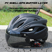 PJT Lightweight Breathable Bicycle Helmet With Magnetic Attraction Goggles Lens Bike Helmet Free Switching Adult Cycling Helmet 3