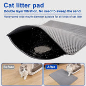 Pet Cat Litter Mat Waterproof Double Layer Cat Litter Trapping Pet Litter Box Mat Clean Pad Products For Cats Accessories 3