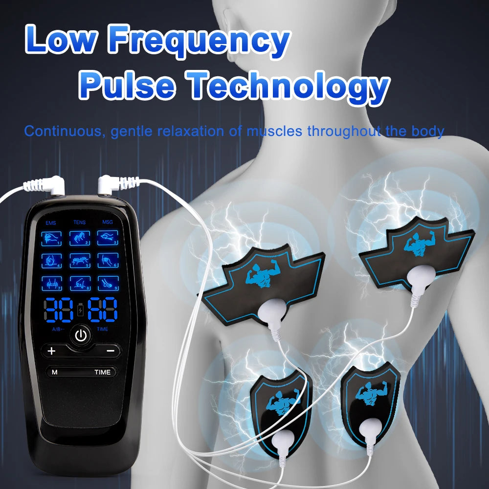 Physiotherapy Tens Muscle Stimulator Electric Ems Acupuncture Body Massage Digital Therapy Slimming Machine Electro Stimulator 1