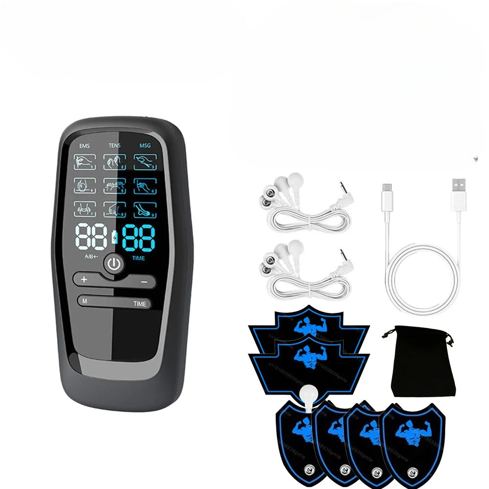 Fysioterapi TENS-enhed Muskelstimulator EMS Akupunktur Kropsmassage Digital Terapi Slankende Elektro Stimulator