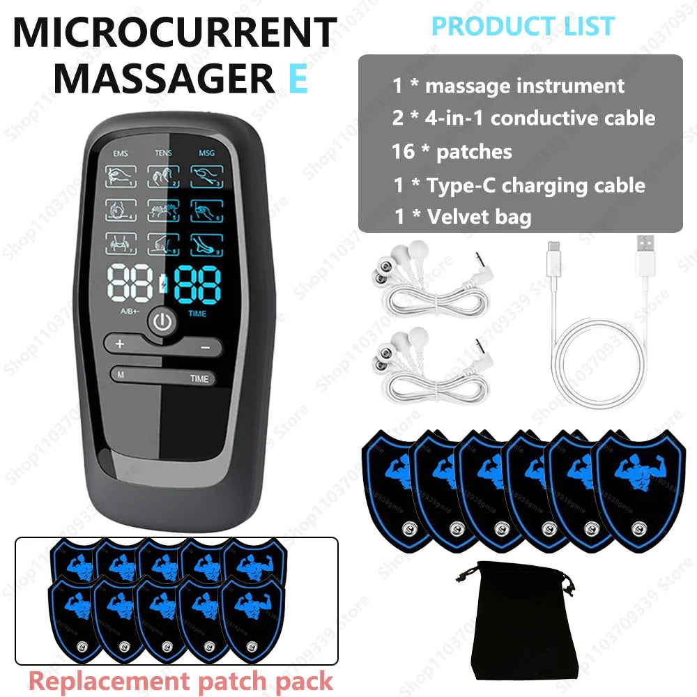 Physiotherapy Tens Muscle Stimulator Electric Ems Acupuncture Body Massage Digital Therapy Slimming Machine Electro Stimulator 8