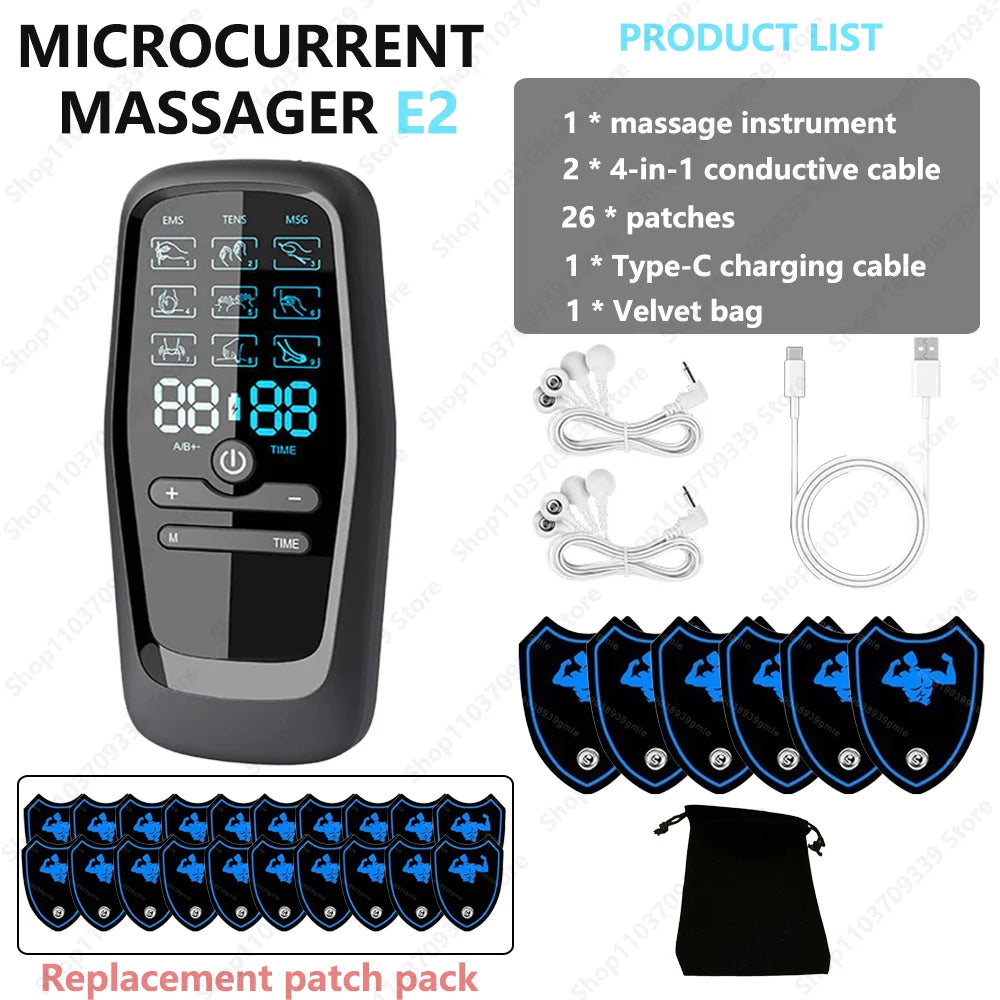 Physiotherapy Tens Muscle Stimulator Electric Ems Acupuncture Body Massage Digital Therapy Slimming Machine Electro Stimulator 9