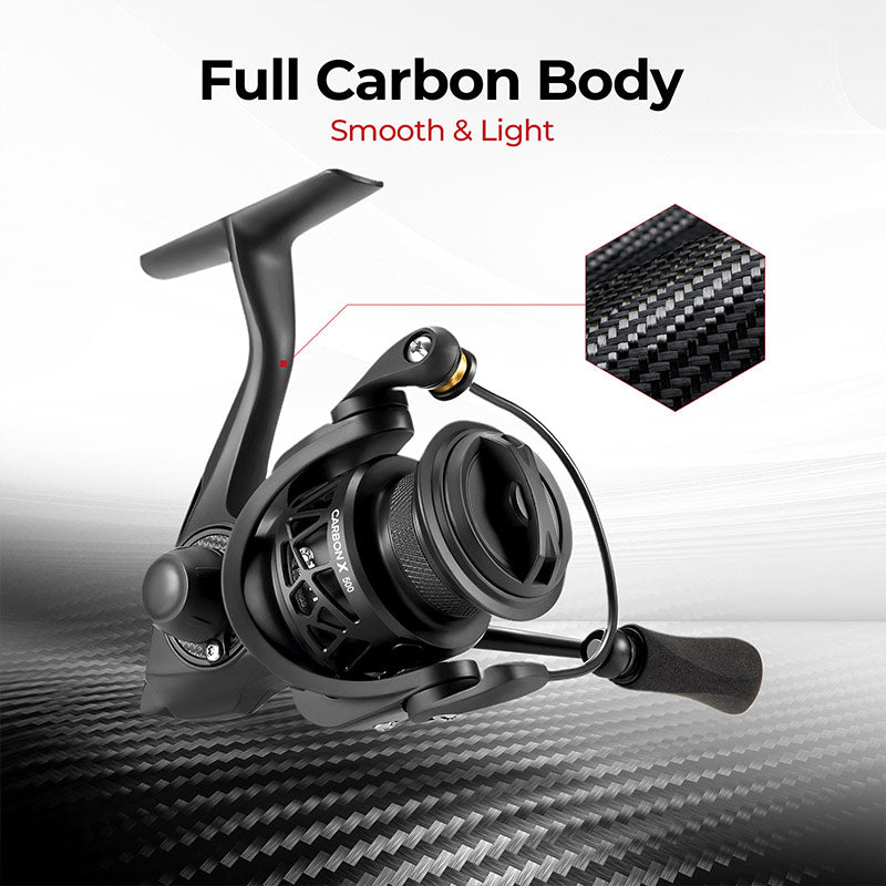 Piscifun® Carbon X Spinning Reel The Best Light Spinning Fishing Reel 4