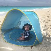 Portable Beach Tent with Built-In Pool for Babies 0