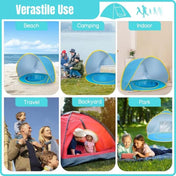 Portable Beach Tent with Built-In Pool for Babies 3