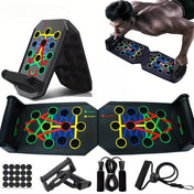Foldable Push-Up Board With Handles, Portable Multifunctional Fitness Equipment For Chest, Abdomen, Arms And Back Training