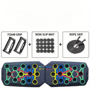 Foldable Push-Up Board With Handles, Portable Multifunctional Fitness Equipment For Chest, Abdomen, Arms And Back Training