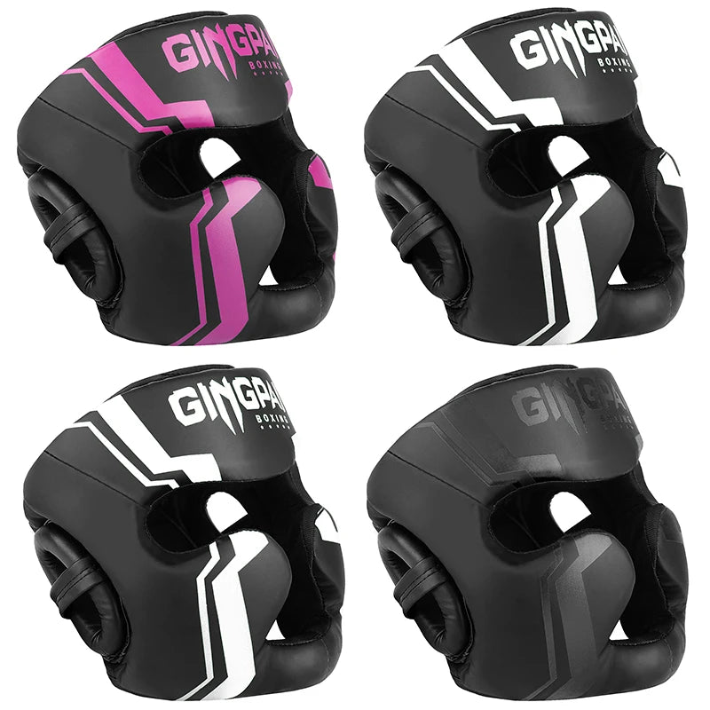 Promotion Boxing MMA Safety Helmet Head Gear Protectors Adult Child Training Headgear Muay Thai Kickboxing Full-covered Helmets 1