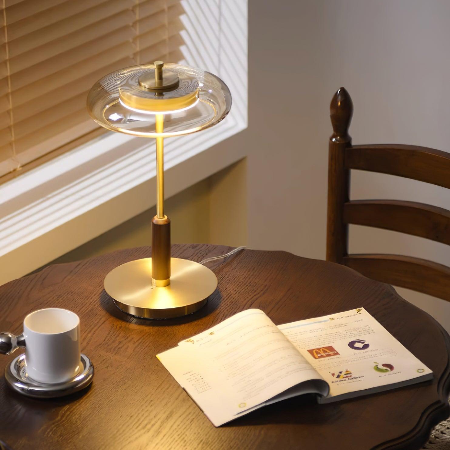 Modern Table Lamp | Elegant Bedside Lamps | Stylish Desk Light | Soft Lighting Fixture | Table Lamps for Living Room - Zardee 4