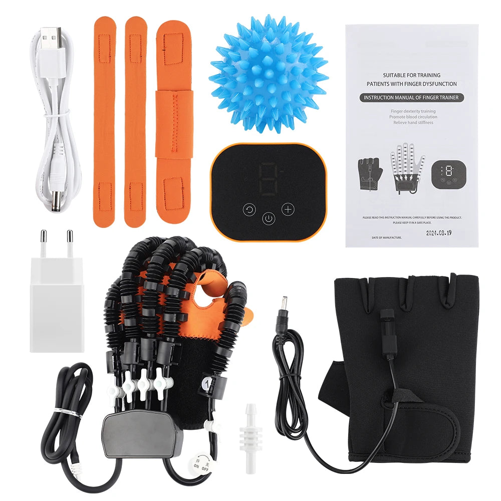Rehabilitation Robot Glove Hand Exerciser Finger Training Gloves Stroke Hemiplegia Devices Hand Rehabilitation Trainer Rehab 0