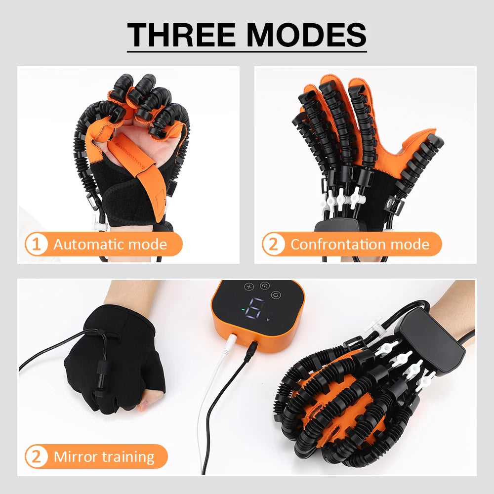 Rehabilitation Robot Glove Hand Exerciser Finger Training Gloves Stroke Hemiplegia Devices Hand Rehabilitation Trainer Rehab 3