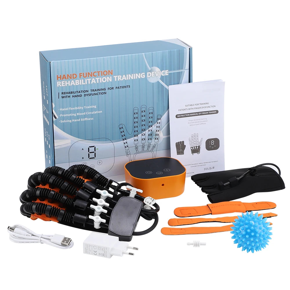 Rehabilitation Robot Glove Hand Exerciser Finger Training Gloves Stroke Hemiplegia Devices Hand Rehabilitation Trainer Rehab 6