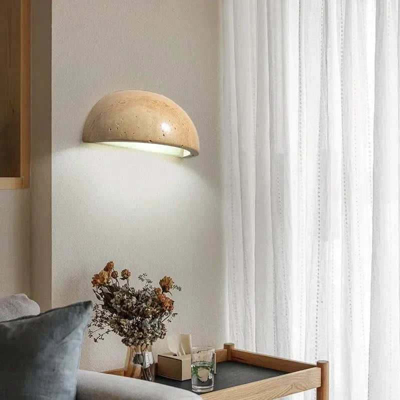 NatureStone LED Stone Wall Light With Natural Look For Living Room And Bedroom, Subtle Stone Texture Wall Light