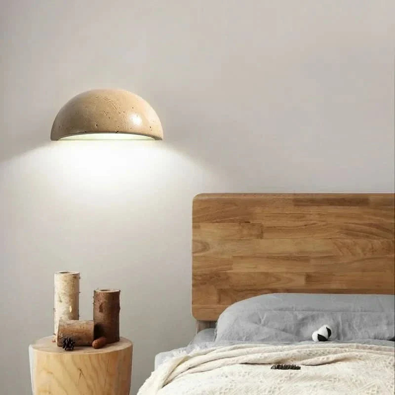 NatureStone LED Stone Wall Light With Natural Look For Living Room And Bedroom, Subtle Stone Texture Wall Light