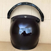 Retro Bubble Shield Visor – Three-Buckle Design 13