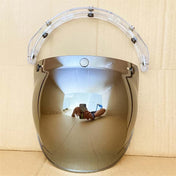 Retro Bubble Shield Visor – Three-Buckle Design 15