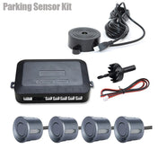 Risingon 12V 22mm Car Parking Sensor Kit Universal 4 Sensors Buzzer Reverse Backup Radar Sound Alert Indicator Probe System 11