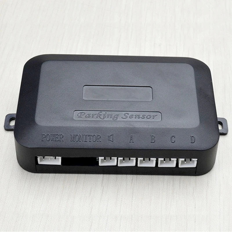 Risingon 12V 22mm Car Parking Sensor Kit Universal 4 Sensors Buzzer Reverse Backup Radar Sound Alert Indicator Probe System 5