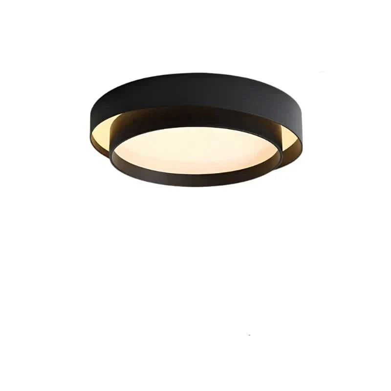 Minimalistisk cirkulært LED-loftslampe til moderne stuer, soveværelser og kontorer