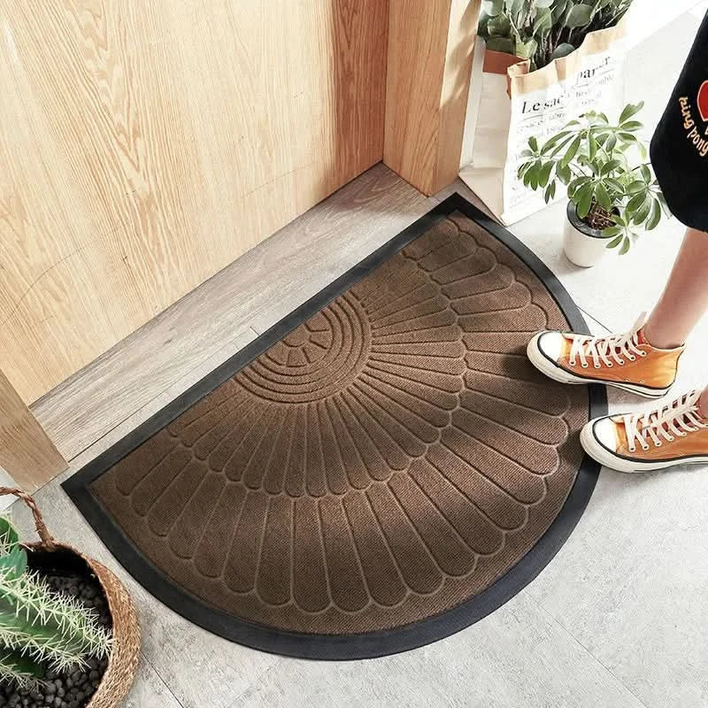 Half Round Non Slip Rubber Indoor Door Mat For Indoor Use With Outdoor Ready Capability And Style