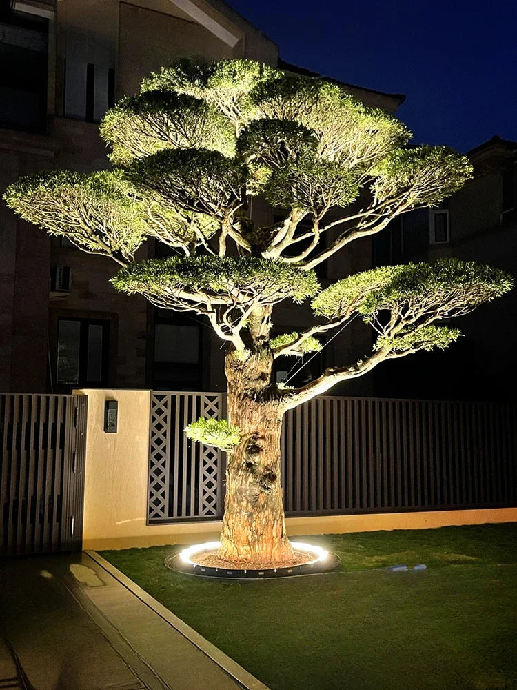 LED-træoplysning jordlampe til landskab med 360 graders belysning til udendørs haver og terrasser
