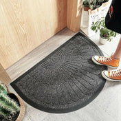 Half Round Non Slip Rubber Indoor Door Mat For Indoor Use With Outdoor Ready Capability And Style