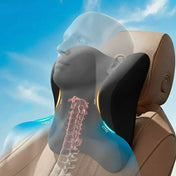 כרית צוואר ומותן אוטומטית מנוספת זיכרון NovaEase לנוחות מקסימלית בדרכים בנסיעות ארוכות ובטיולים