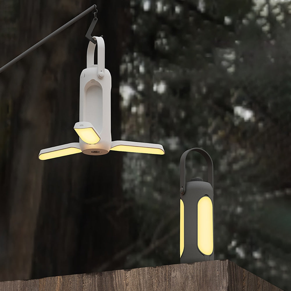 Rechargeable Camping Lantern | Portable LED Camping Lights | Multi-Mode Outdoor Light | Adjustable Brightness Fixture | Waterproof Camping Lamp - Zardee-4