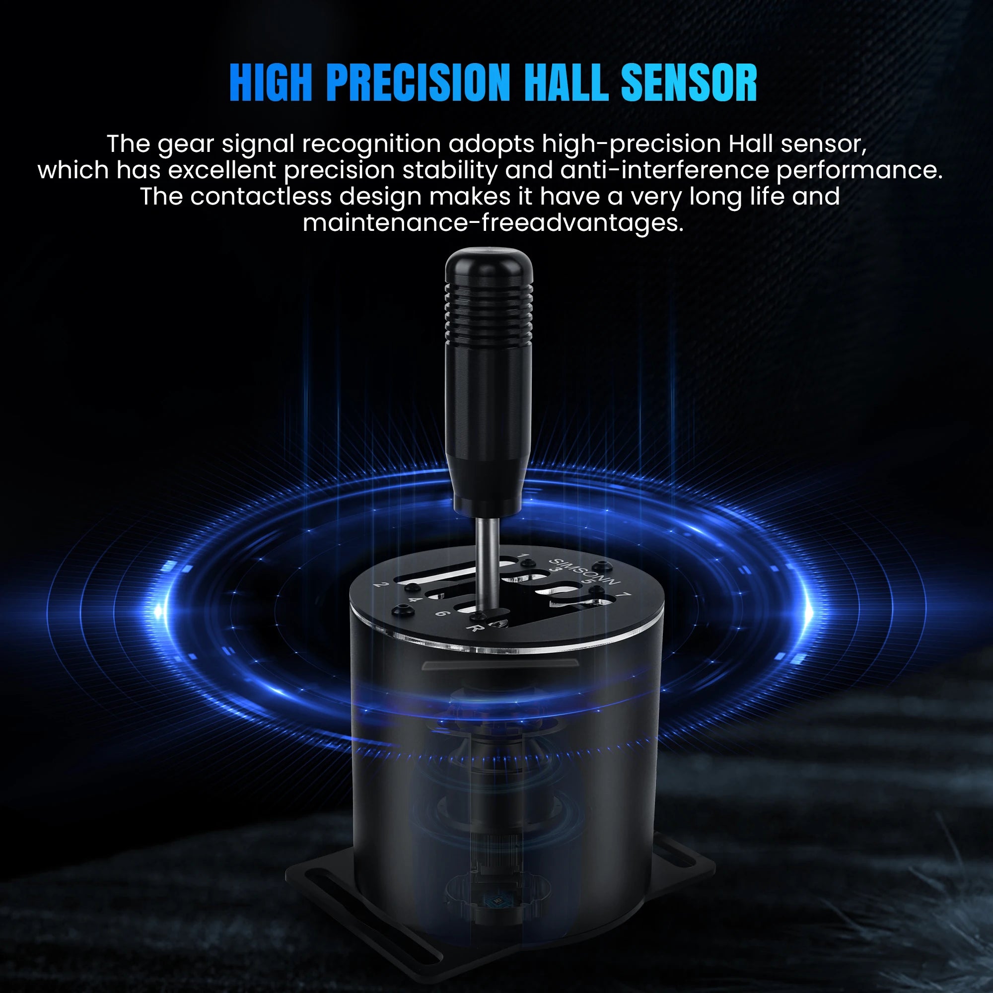 SIMSONN H Gear 7+R Simracing Shifter For Logitech G27 G29 G25 G920 Thrustmaster T300RS/GT Shift for Simulation Sim Racing Game 4