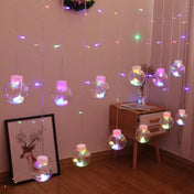 Solar String Lights With Star And Moon Hanging Shapes For Outdoor Decor