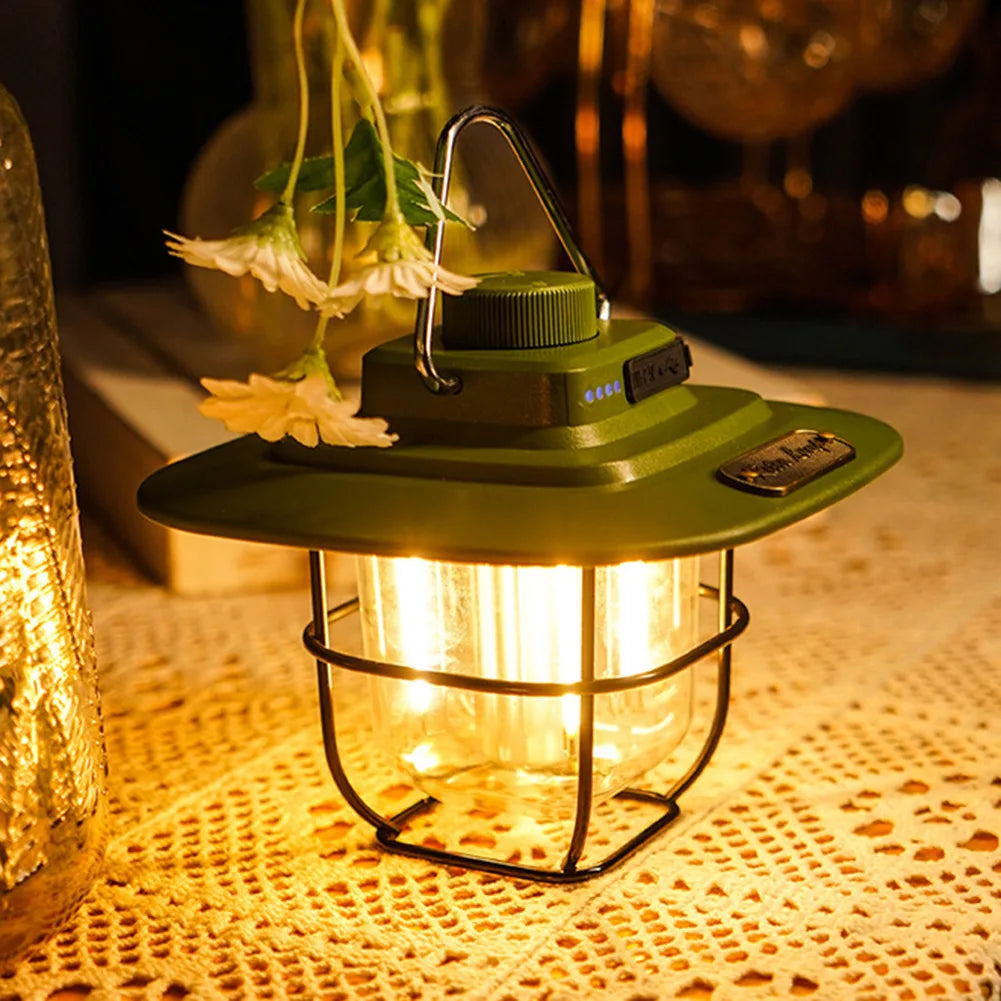 Vintage Camping Lamp