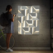 NovaBeam 3D LED Wall Light For Modern Home Decor And Ambient Lighting In Living Rooms And Hallways