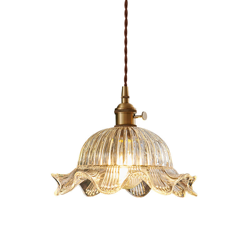 Scandinavian Clear Glass Pendant Light for Kitchen Island and Modern Spaces 3