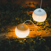 Udendørs hængelanterne og bærbar LED campinglampe til campingpladser, haver og brug i baghaven