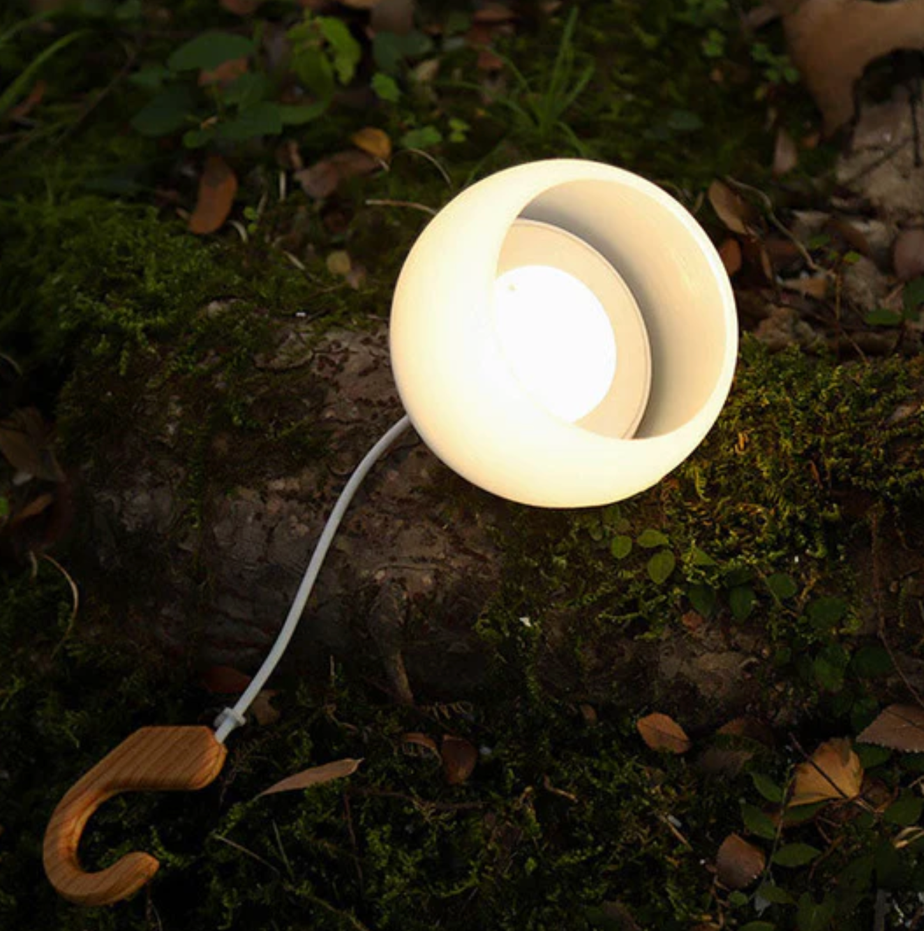 Udendørs hængelanterne og bærbar LED campinglampe til campingpladser, haver og brug i baghaven