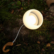 Udendørs hængelanterne og bærbar LED campinglampe til campingpladser, haver og brug i baghaven