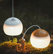 Udendørs hængelanterne og bærbar LED campinglampe til campingpladser, haver og brug i baghaven