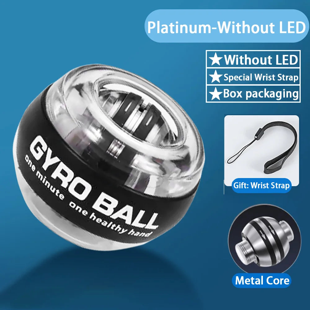 Self-Starting Wrist Ball-Lightweight Portable Silent Stress Relief Tool for Daily Use Non-Slip Hand Trainer for Office/Gym/Home 9