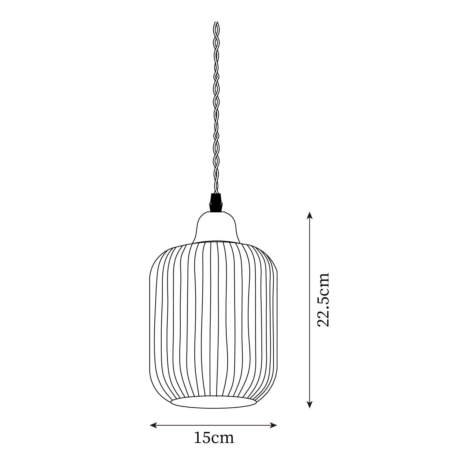 Suspension en céramique rustique avec accent en chêne pour salle à manger ou luminaire de plafond de cuisine style