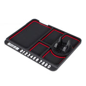 Tapis antidérapant en silicone universel pour voiture, support smartphone pour tableau de bord avec large compatibilité d'appareils