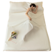 Sleeping Bag Liner - Lightweight Cotton Travel Sheet for Camping and Hotels 0