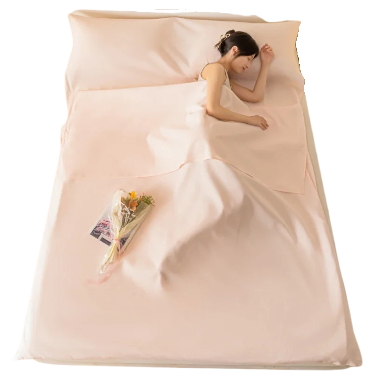 Sleeping Bag Liner - Lightweight Cotton Travel Sheet for Camping and Hotels 10