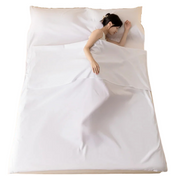 Sleeping Bag Liner - Lightweight Cotton Travel Sheet for Camping and Hotels 11