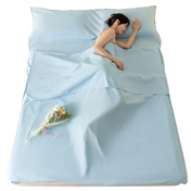 Sleeping Bag Liner - Lightweight Cotton Travel Sheet for Camping and Hotels 3