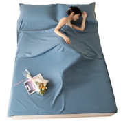 Sleeping Bag Liner - Lightweight Cotton Travel Sheet for Camping and Hotels 4