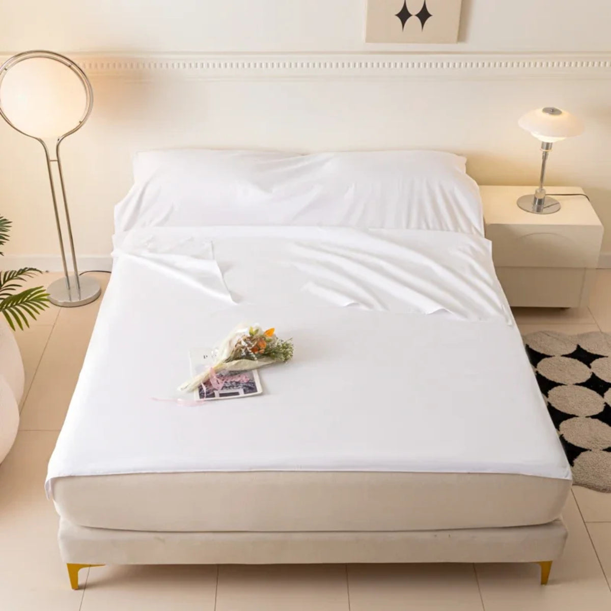 Sleeping Bag Liner - Lightweight Cotton Travel Sheet for Camping and Hotels 5