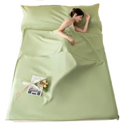 Sleeping Bag Liner - Lightweight Cotton Travel Sheet for Camping and Hotels 9